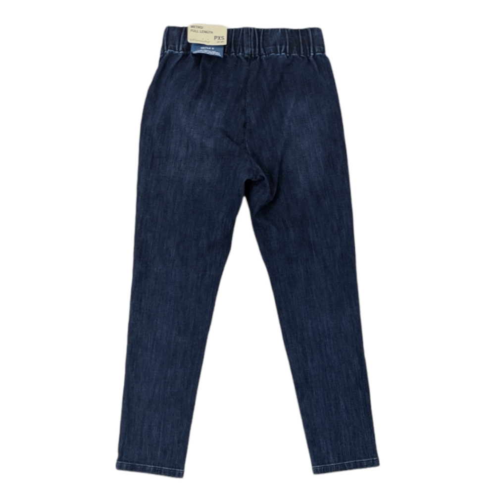 Soft Surroundings Metro Denim Jean Leggings NWT Womens Petite XS Dark Wash - Picture 5 of 11